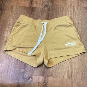 Sunny yellow summer shorts